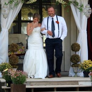 Mermaid style 2 in one wedding dress